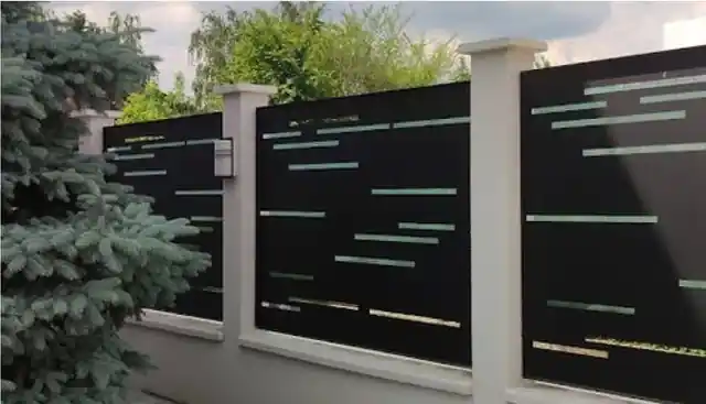 Современные заборы в Казани в стиле модерн